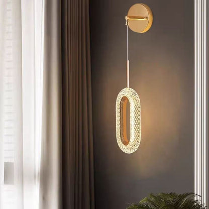 Oval Modern Acrylic Nordic Wall Sconce