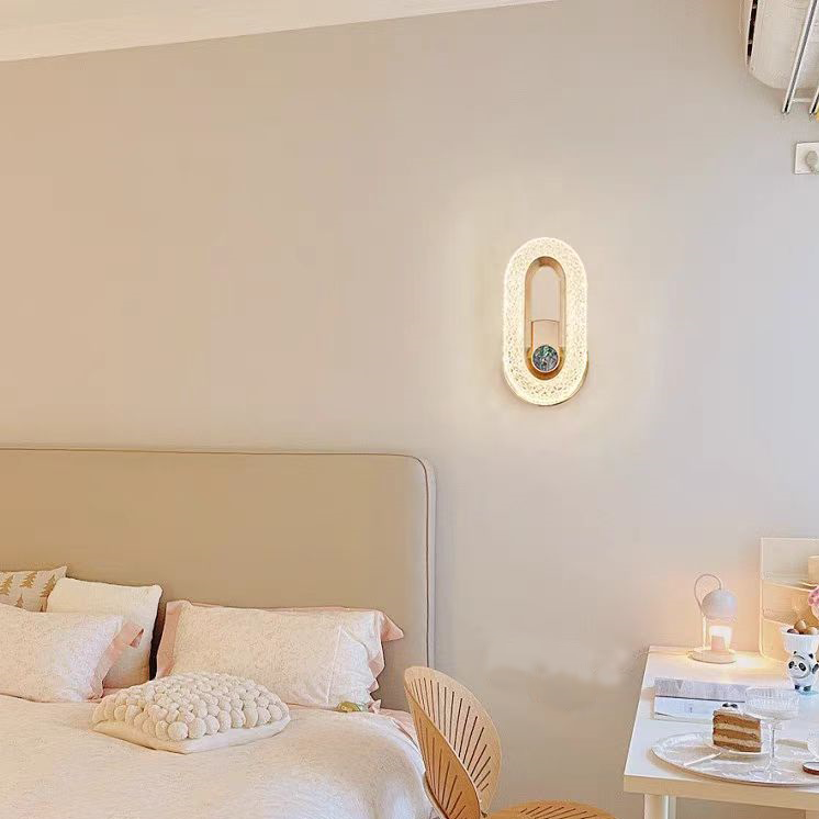 Oval Modern Acrylic Nordic Wall Sconce