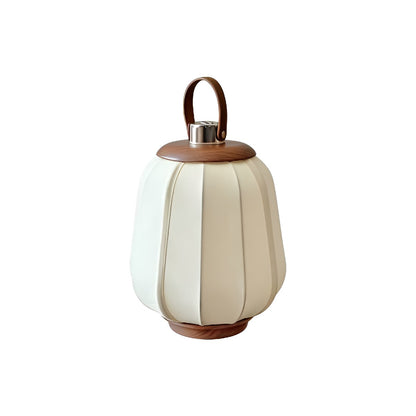 Rechargeable Japanese Lantern Wooden Table Lamp
