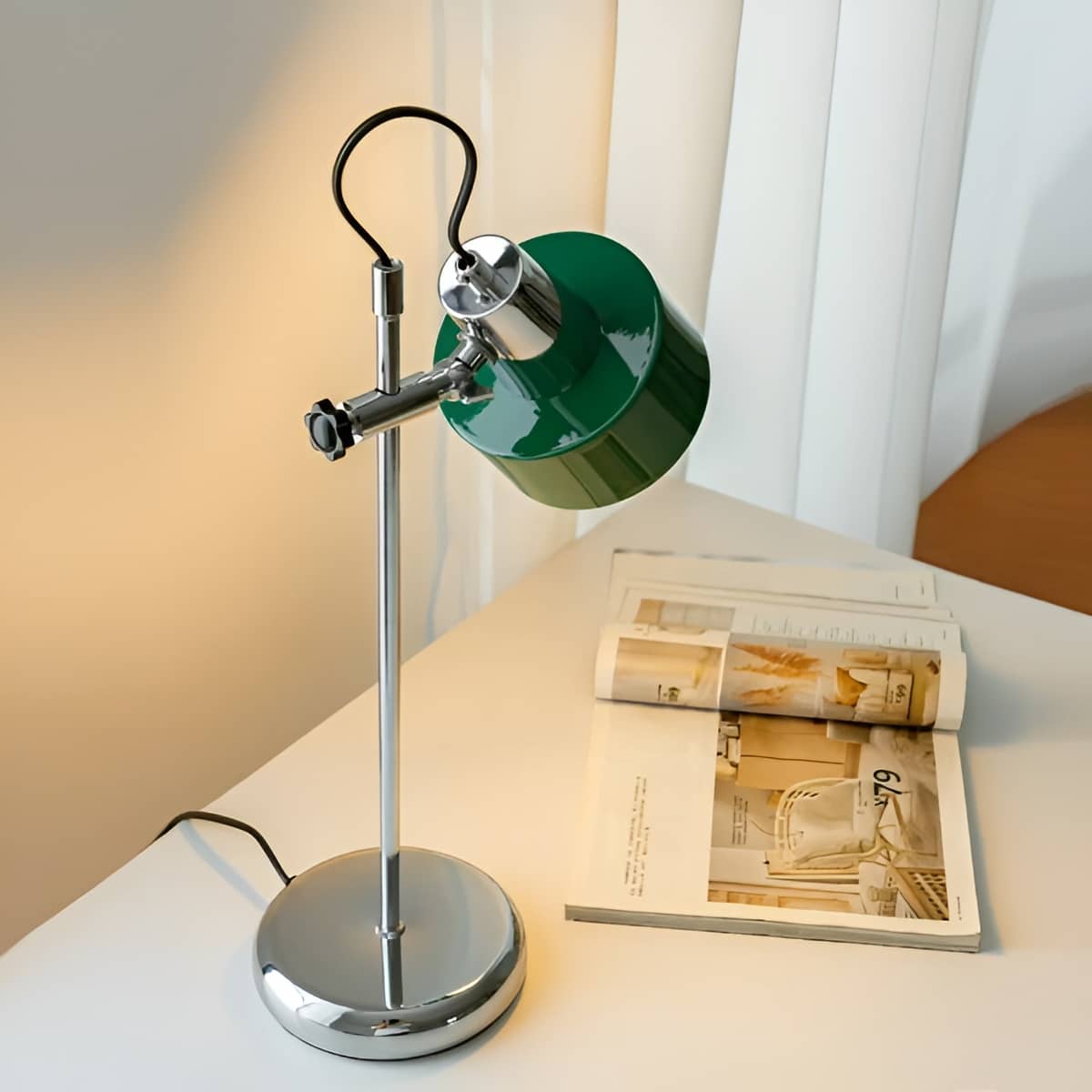 Aufladbare zylindrische industrielle Bauhaus schreibtischlampe metall