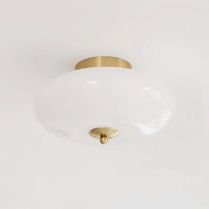 Retro Bauhaus Style Glass Ceiling Lamp