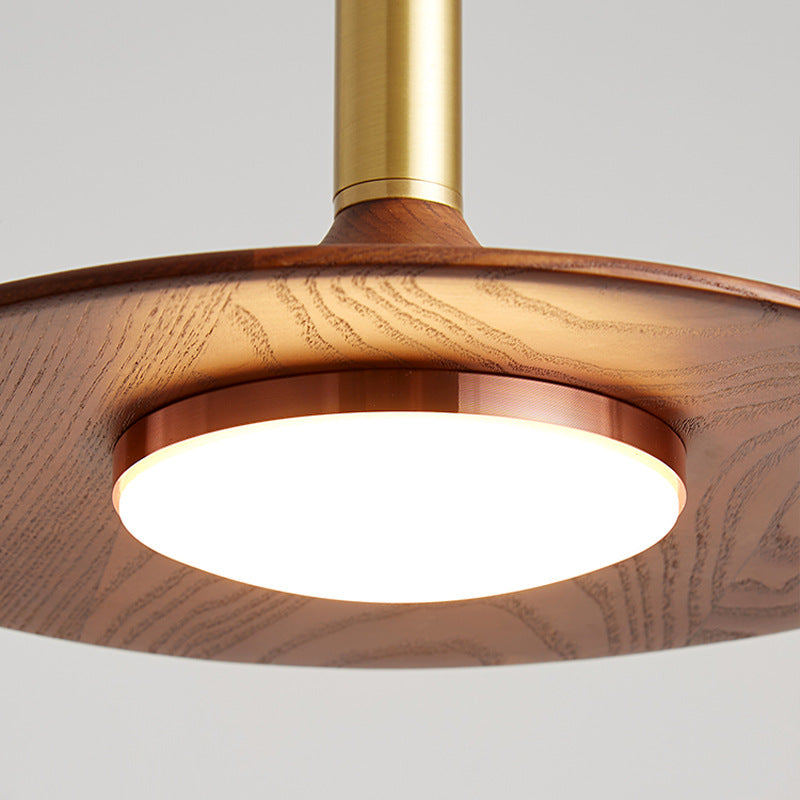 Retro Minimalist Flying Saucer Metal Pendant Lamp