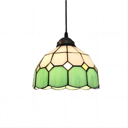 Retro Tiffany Style Glass Pendant Lamp