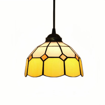 Retro Tiffany Style Glass Pendant Lamp