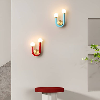 Scandinavian Design U Shaped Iron Wall Light
