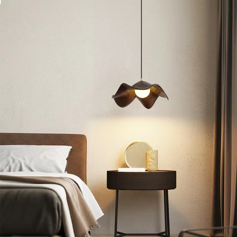 Scandinavian Lotus Leaf Resin Iron Pendant Lamp