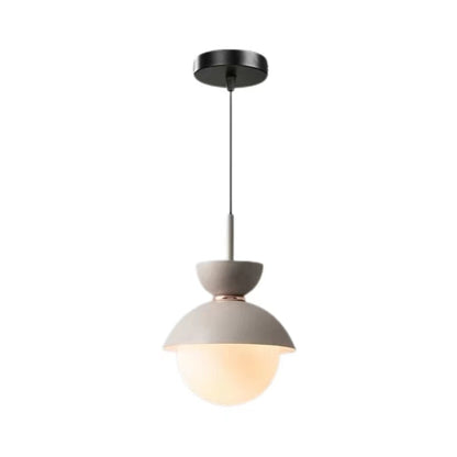 Scandinavian Macaron Style Glass Ball Pendant Lamp