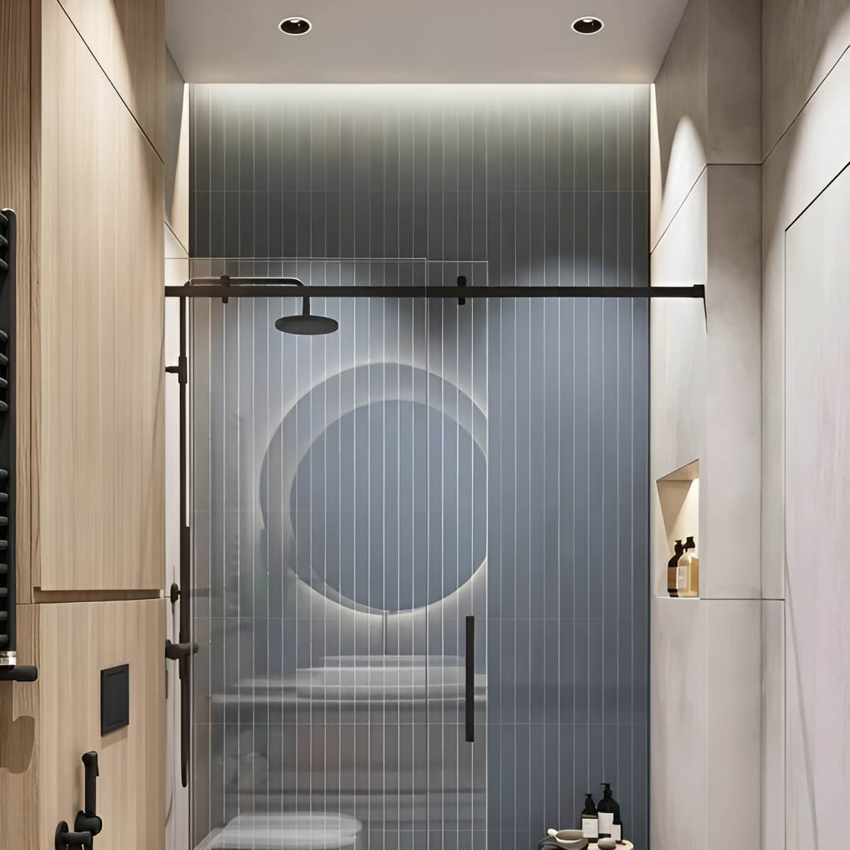 Scandinavian Modern Waterproof LED Recessed Light for Bathroom