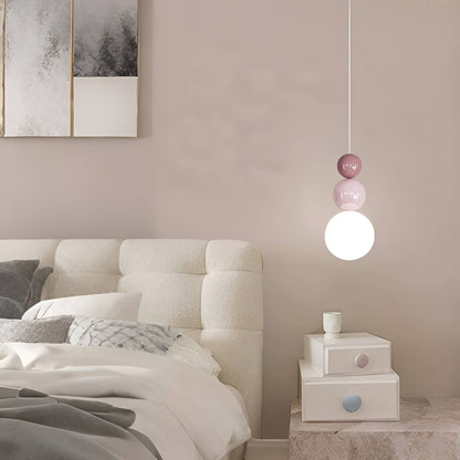 Scandinavian Stacked Ball Small Hanging Lamp