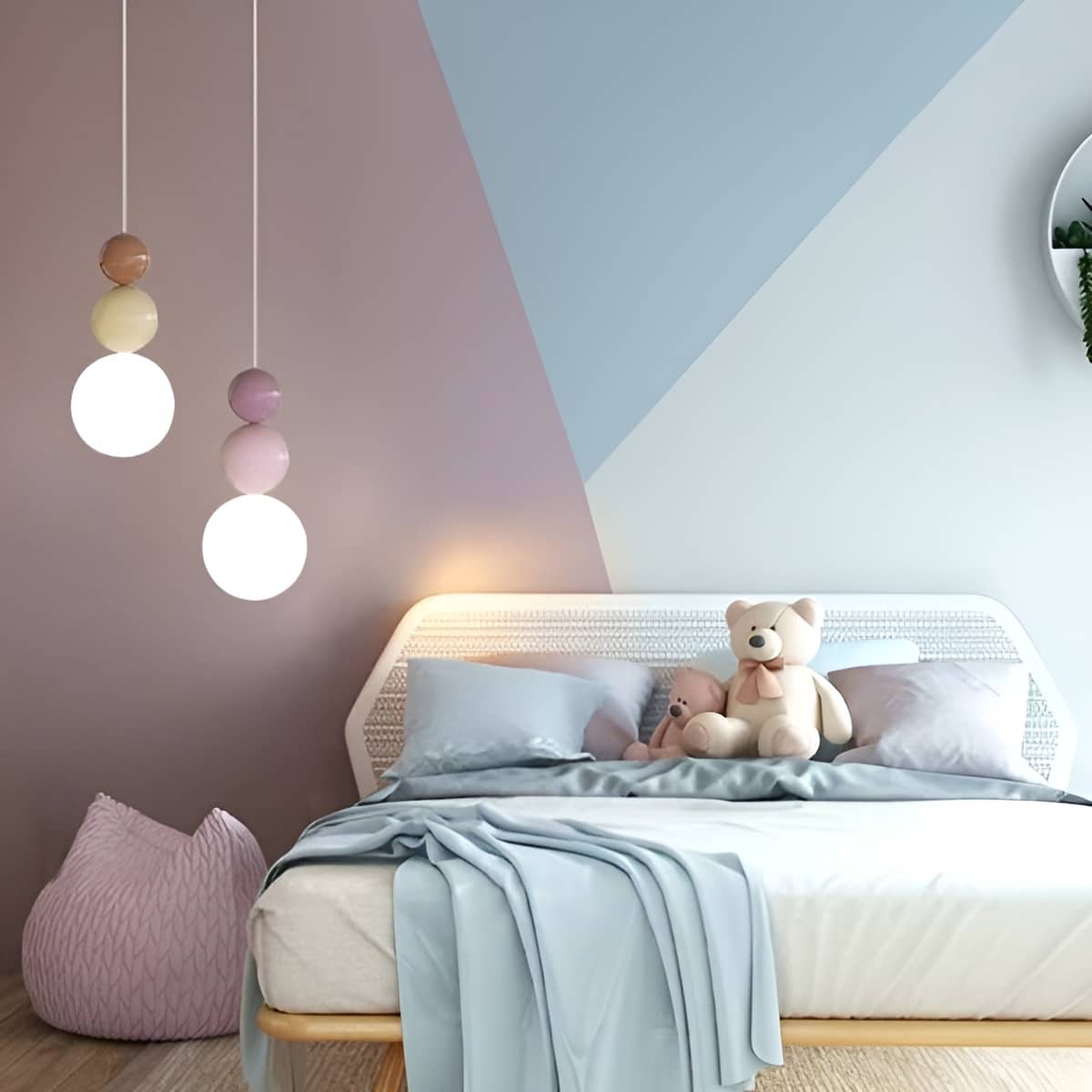 Scandinavian Stacked Ball Small Hanging Lamp