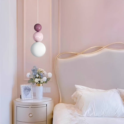 Scandinavian Stacked Ball Small Hanging Lamp