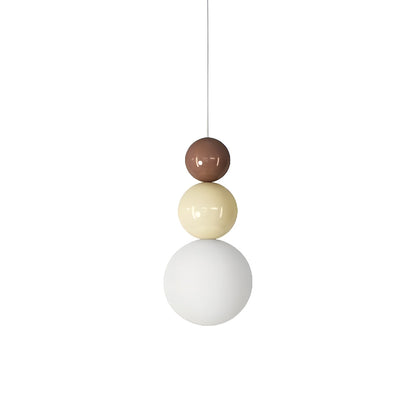 Scandinavian Stacked Ball Small Hanging Lamp