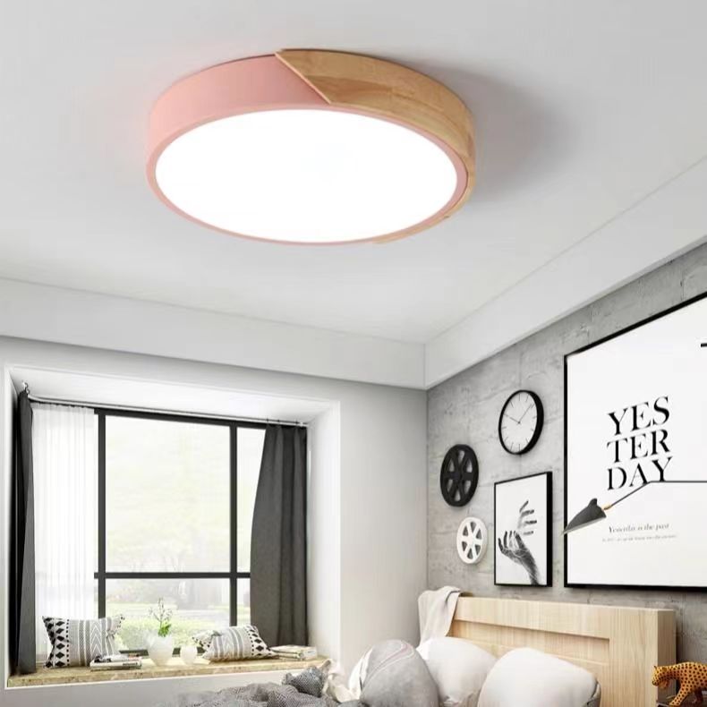 Scandinavian Design Macaron LED Ceiling Lamp