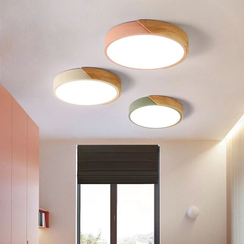 Scandinavian Design Macaron LED Ceiling Lamp