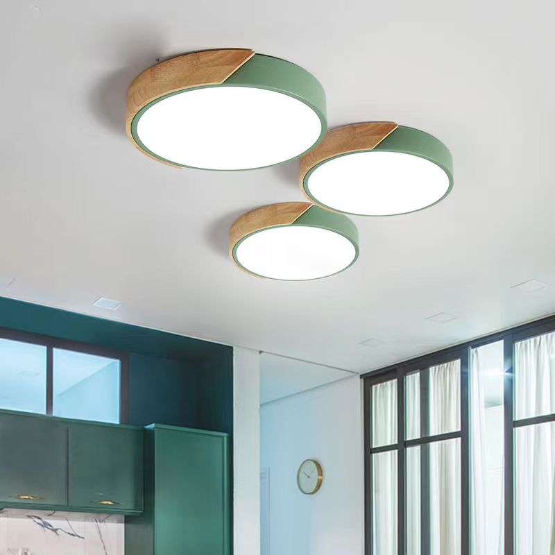 Scandinavian Design Macaron LED Ceiling Lamp