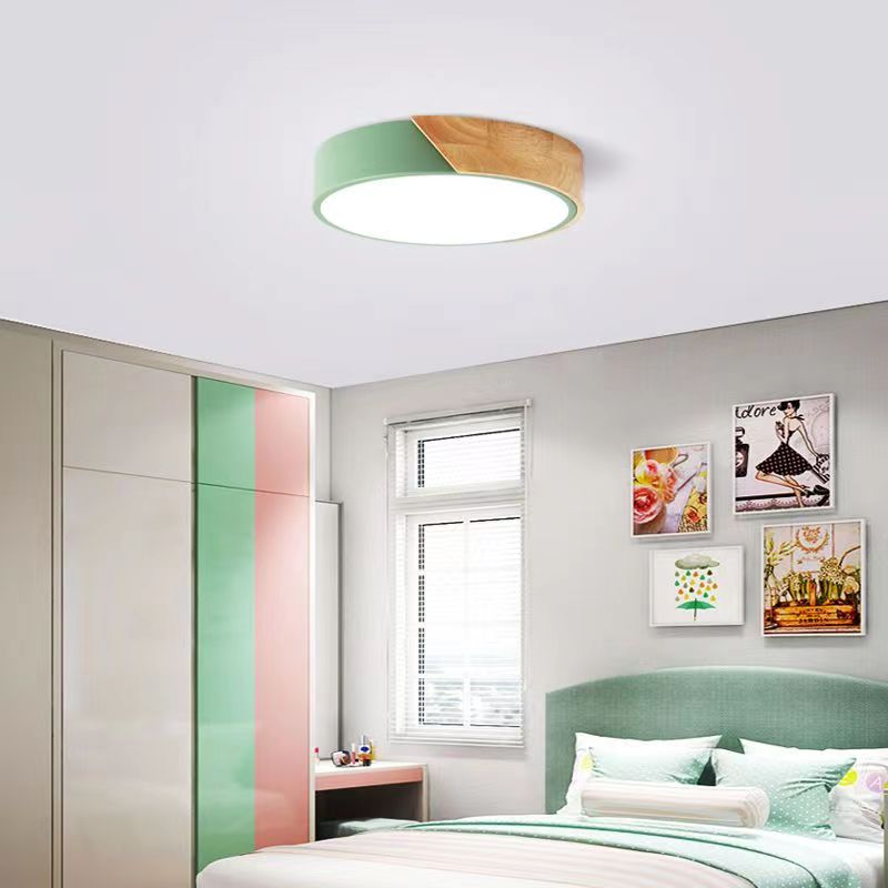 Scandinavian Design Macaron LED Ceiling Lamp