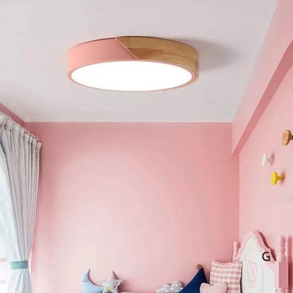 Scandinavian Design Macaron LED Ceiling Lamp