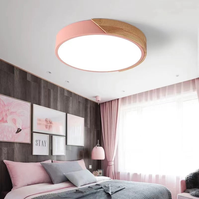 Scandinavian Design Macaron LED Ceiling Lamp