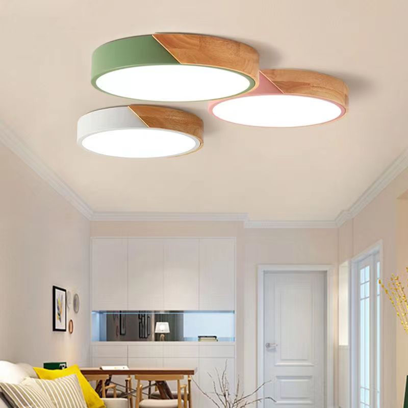 Scandinavian Design Macaron LED Ceiling Lamp