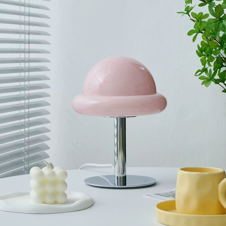 Bauhaus Mushroom Glass Table Lamp For Bedroom