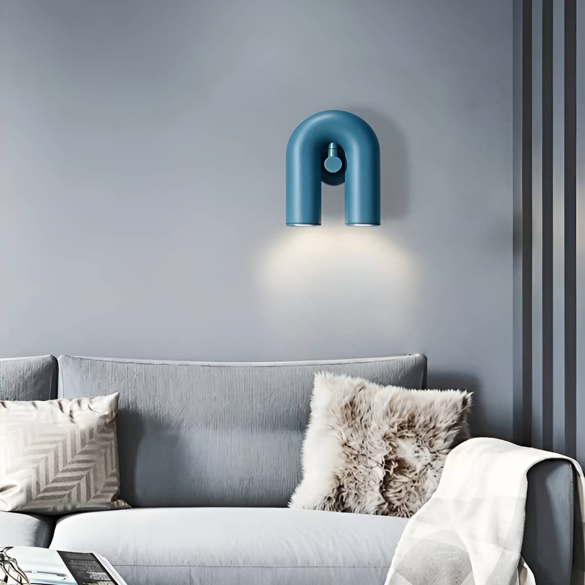 Scandinavian Cirkus U Shaped Sculptural Wall Light