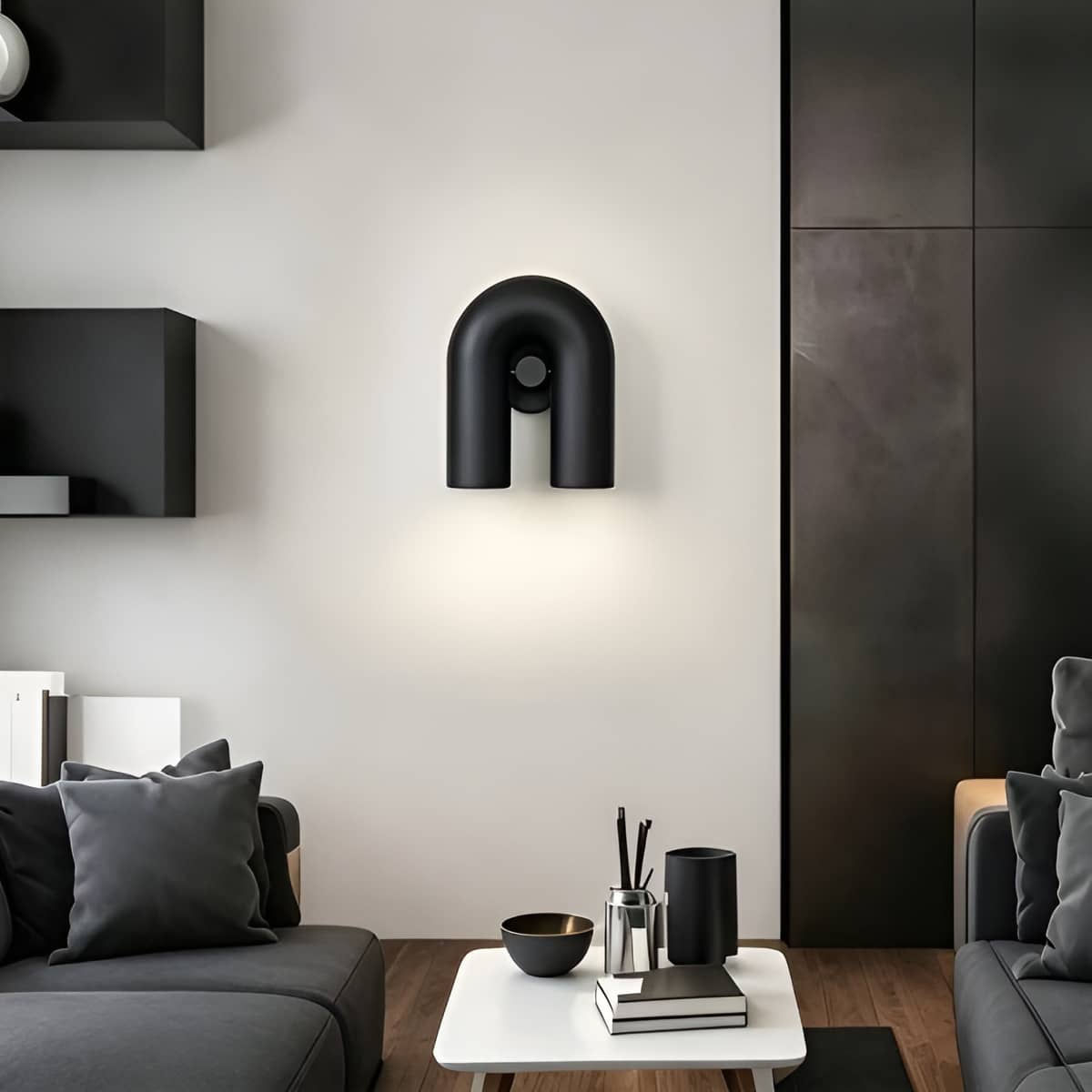 Scandinavian Cirkus U Shaped Sculptural Wall Light
