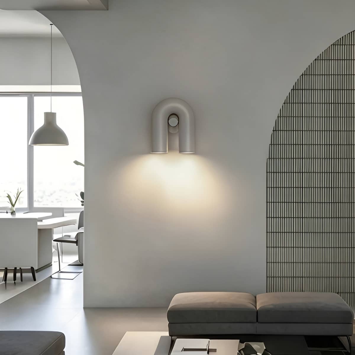 Scandinavian Cirkus U Shaped Sculptural Wall Light