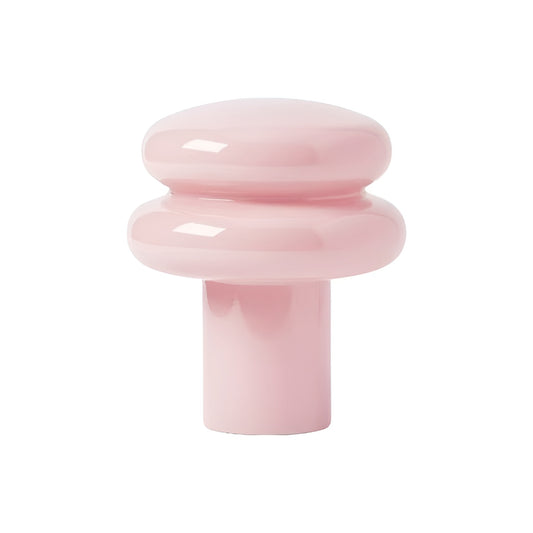 Scandinavian Puffy Glass Mushroom Table Lamp