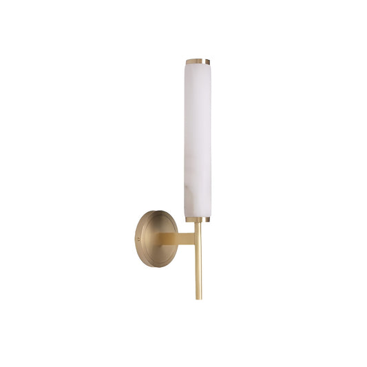 Simple Marble and Copper Antique Wall Sconce
