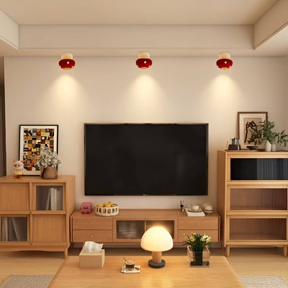 Small Ceramic Decorative Mushroom Recessed Ceiling Light