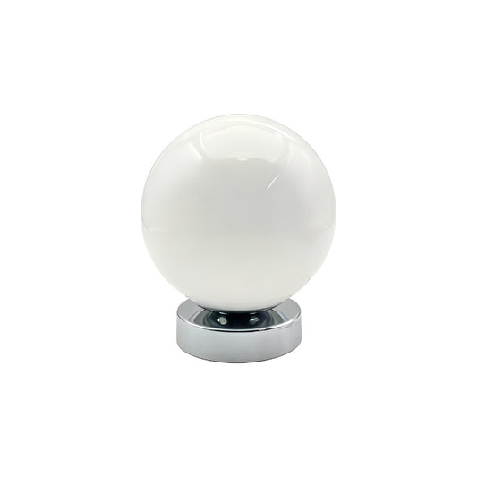 Small Modern Art Deco Glass Globe Table Lamp