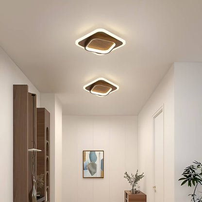 Small Geometric LED Modern Square Ceiling Light