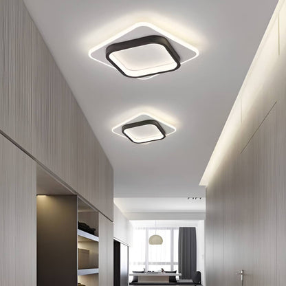 Small Geometric LED Modern Square Ceiling Light