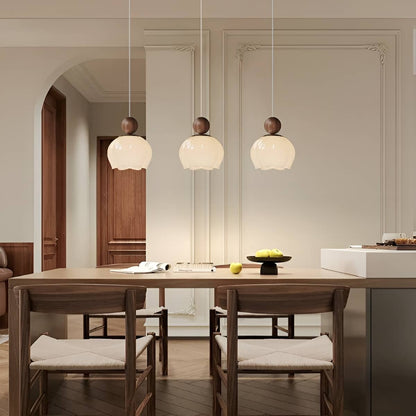Stylish Tulip Shade Small Glass Pendant Light