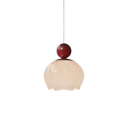 Stylish Tulip Shade Small Glass Pendant Light
