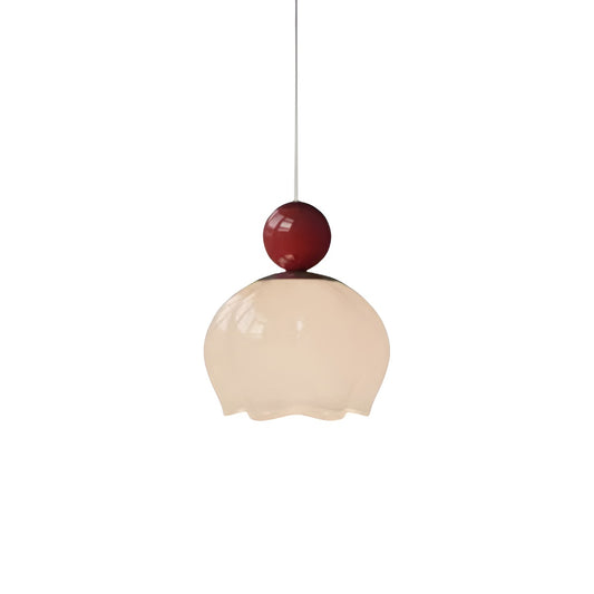 Stylish Tulip Shade Small Glass Pendant Light
