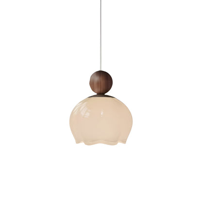 Stylish Tulip Shade Small Glass Pendant Light