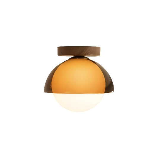 Sunset Inspired Bauhaus Brown Ceiling Light
