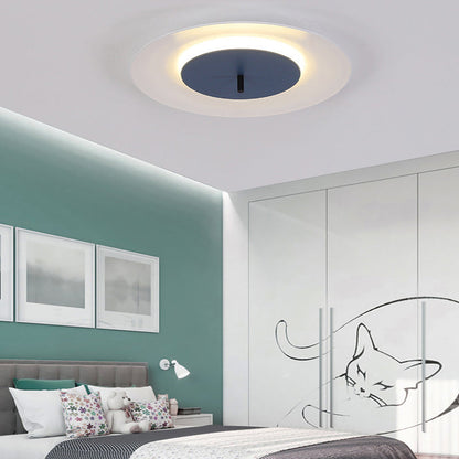 Macaron Round UFO Creative Ceiling Lamp