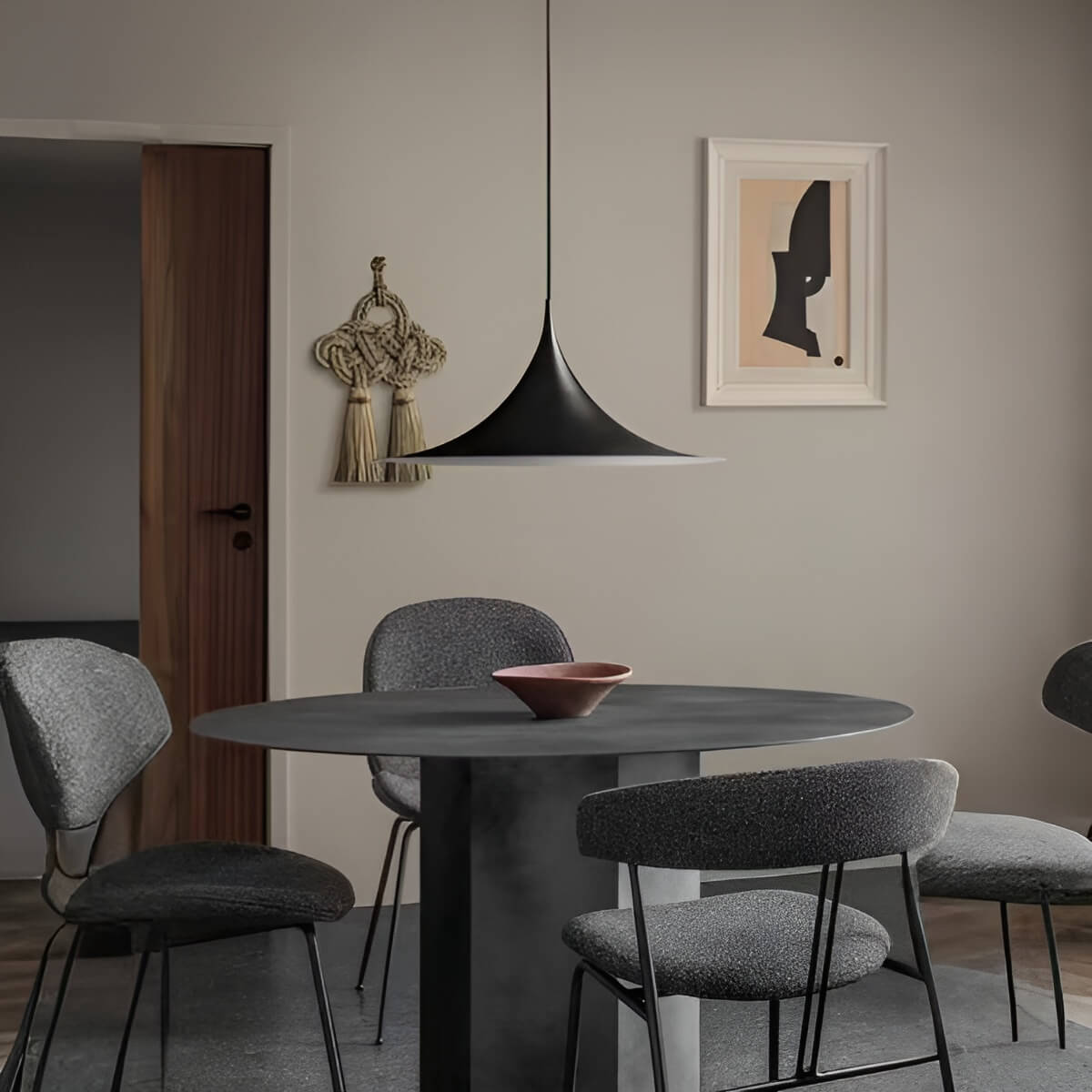 Trumpet Shape Minimalist Dining Table Hanging Light