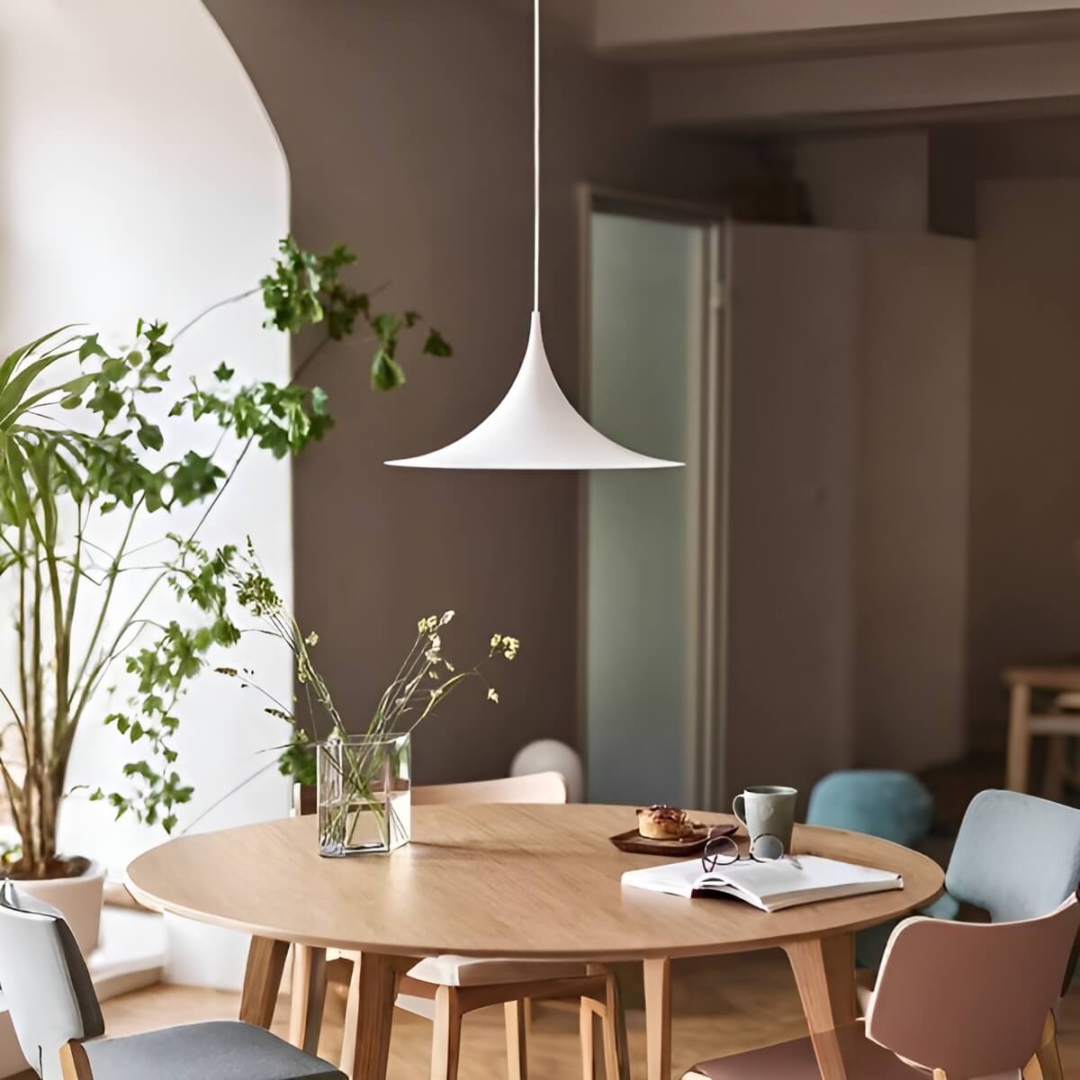 Trumpet Shape Minimalist Dining Table Hanging Light