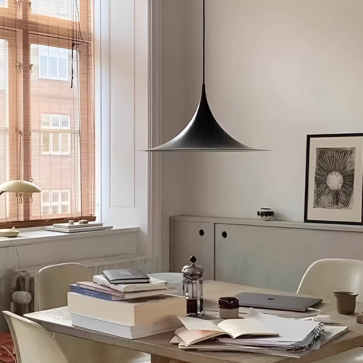 Trumpet Shape Minimalist Dining Table Hanging Light