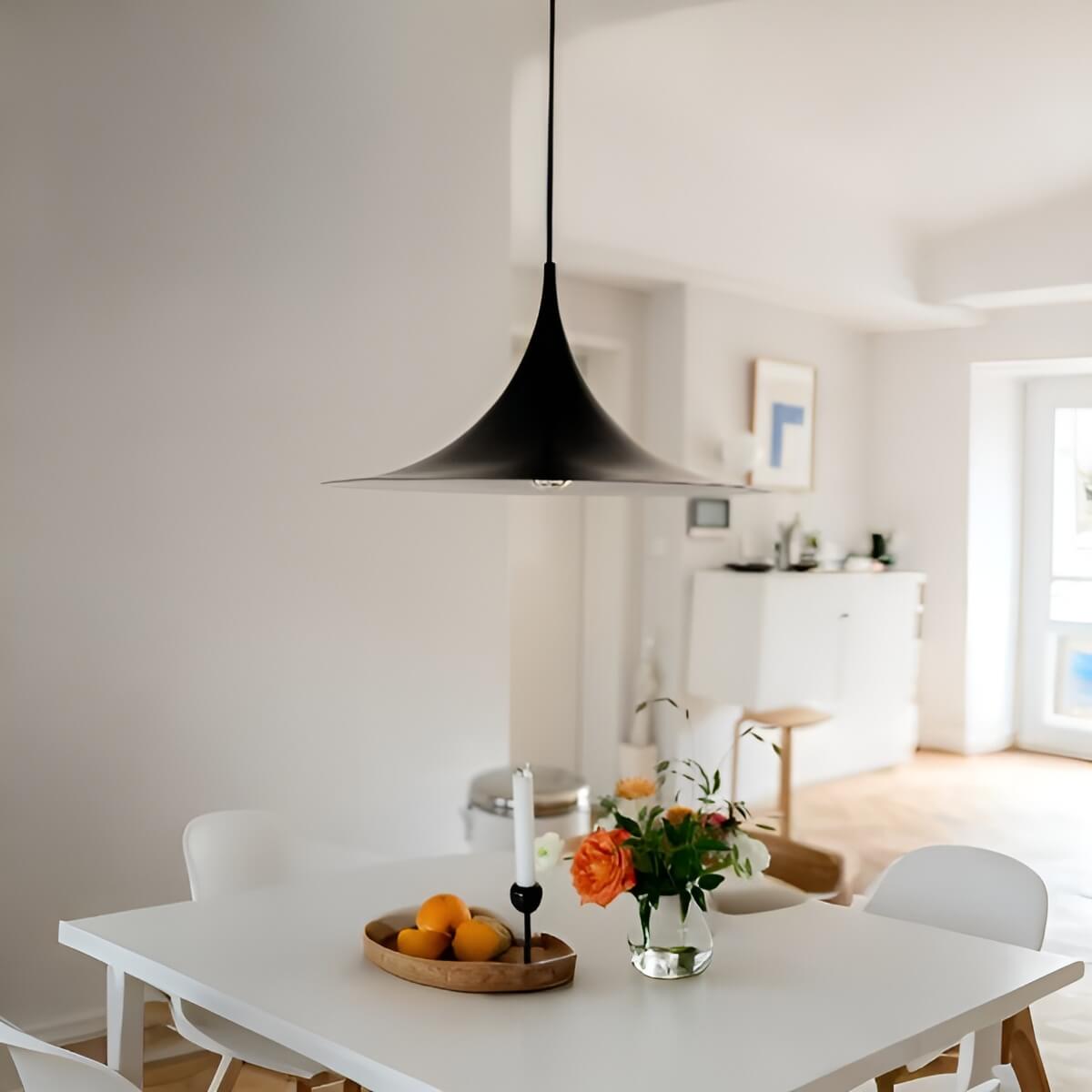 Trumpet Shape Minimalist Dining Table Hanging Light