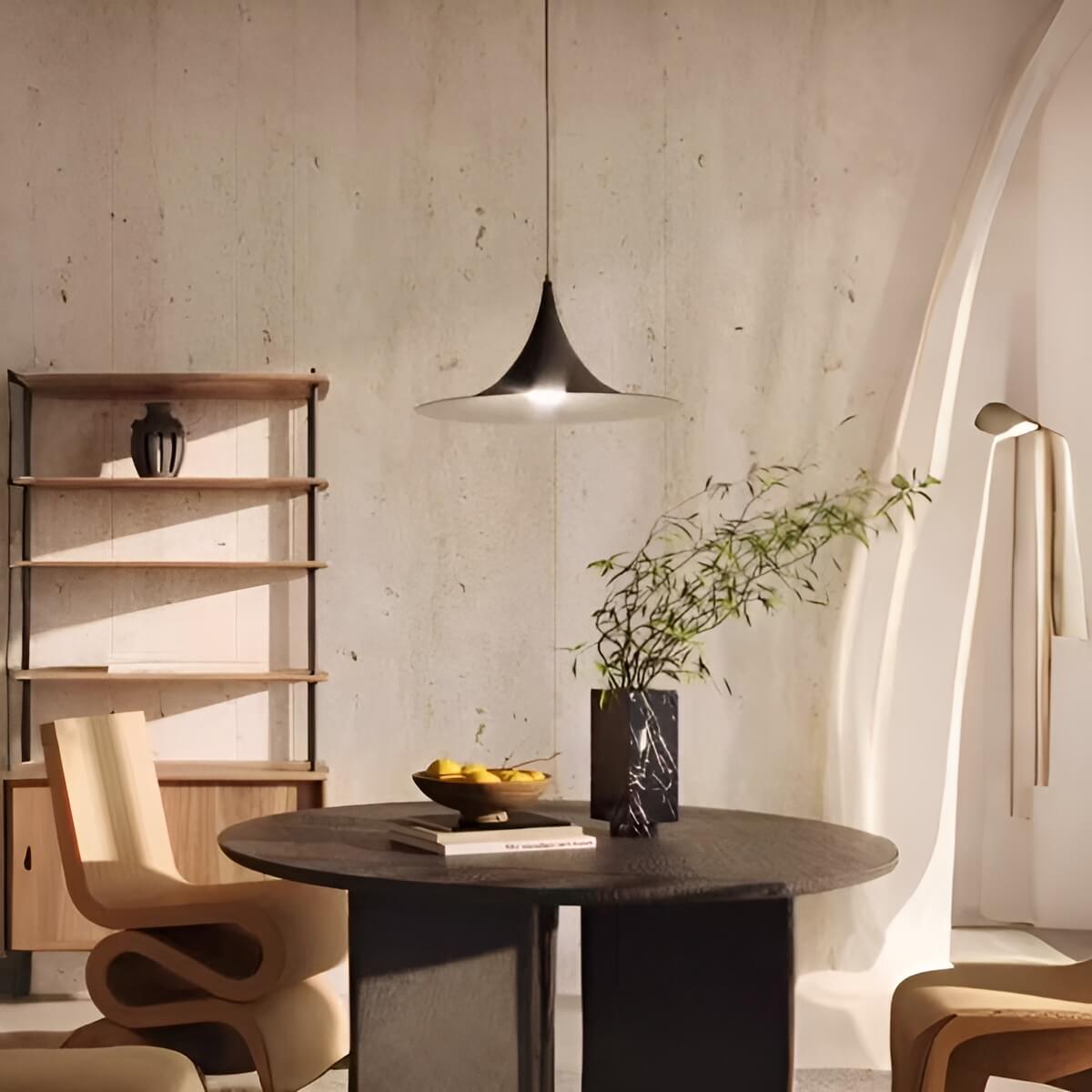 Trumpet Shape Minimalist Dining Table Hanging Light