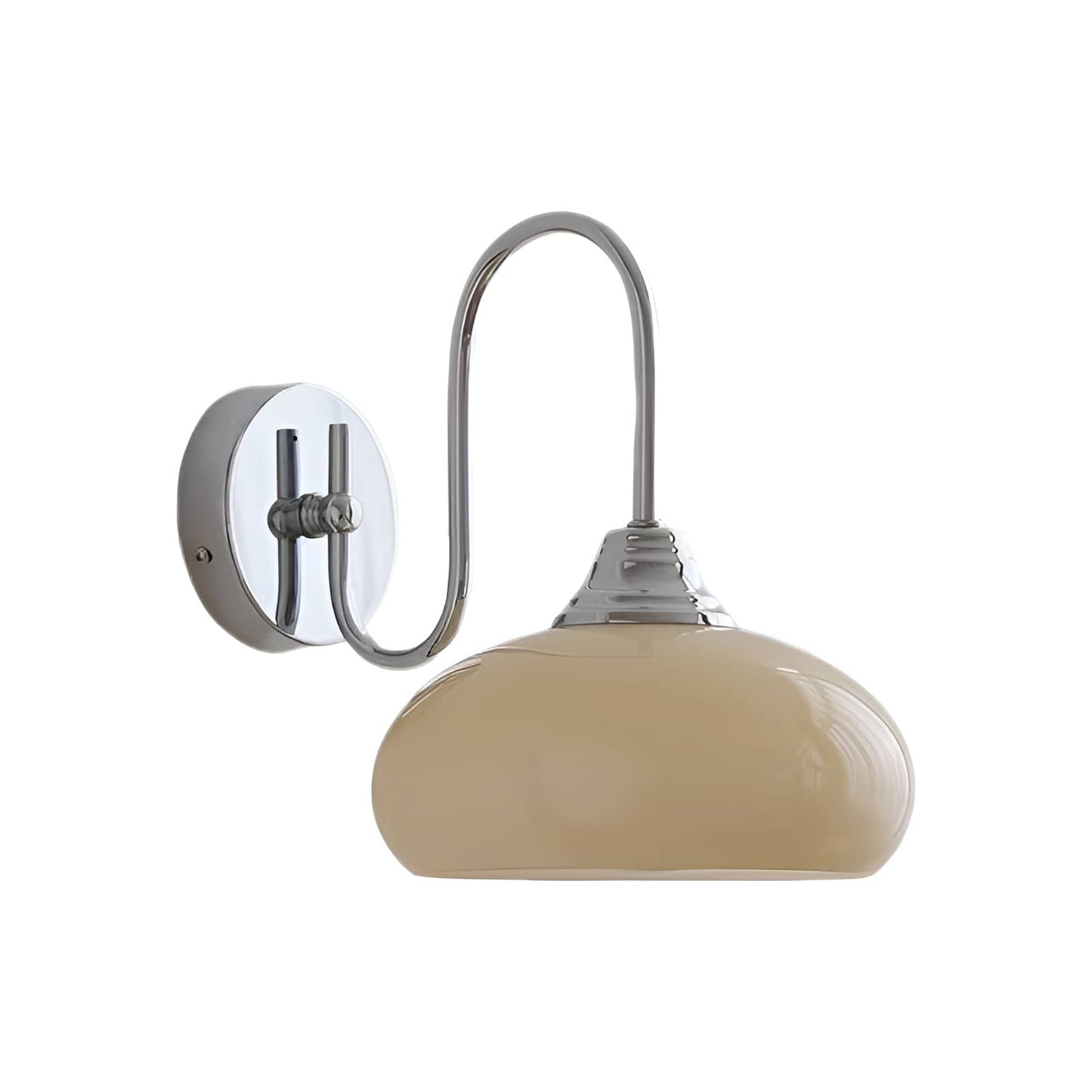 Vintage Bauhaus Glass Wall Lamp