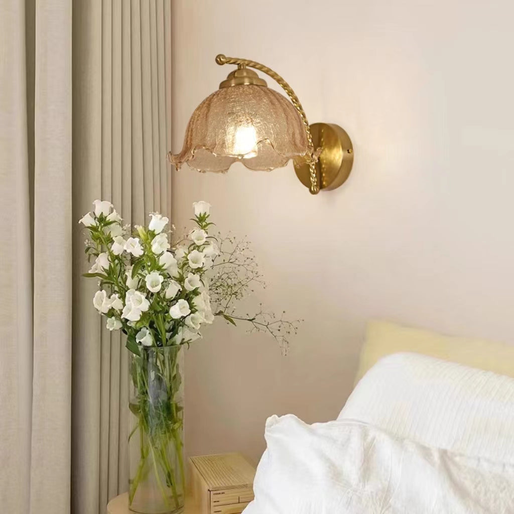 Vintage Luxury Flower Shape Wall Light