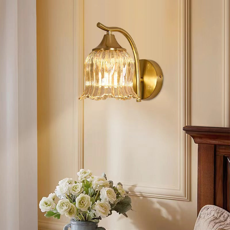 Vintage Luxury Flower Shape Wall Lamp