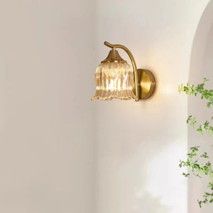 Vintage Luxury Flower Shape Wall Sconce