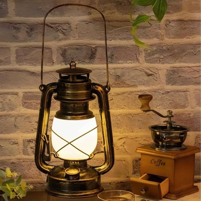 Vintage Rechargeable LED Camping Table Lamp