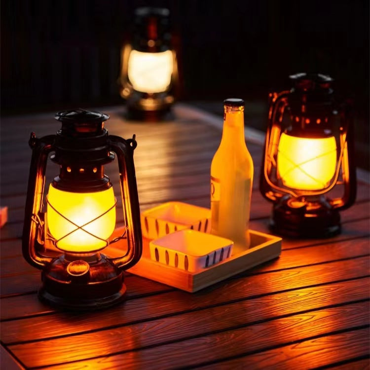 Vintage Rechargeable LED Camping Table Lamp